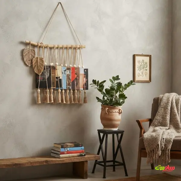 آویز کتاب مکرومه - تصویر ۲ - سادست