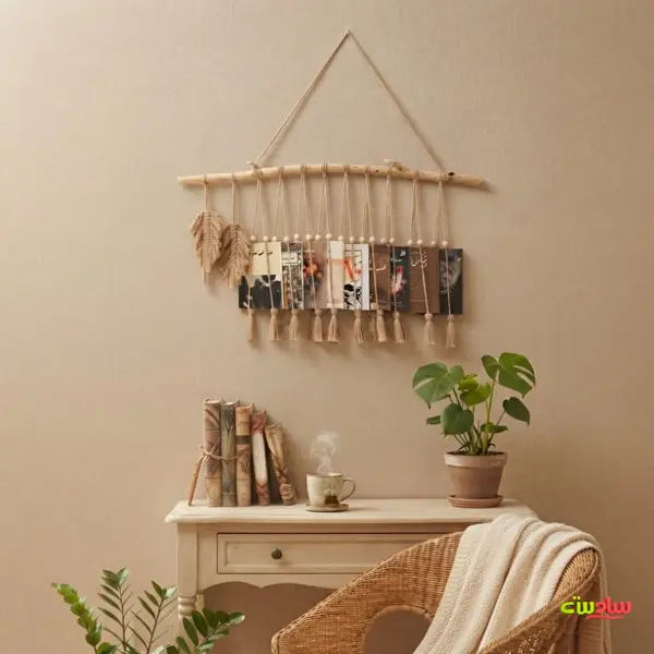 آویز کتاب مکرومه - تصویر ۳ - سادست