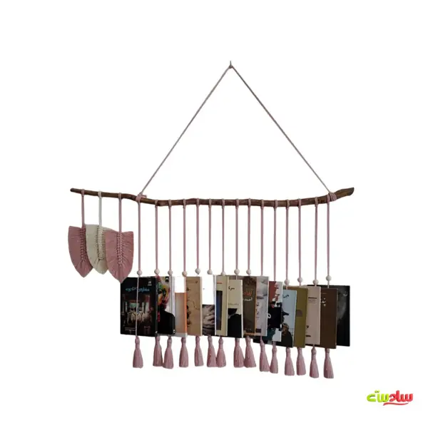 آویز کتاب مکرومه مدل تک بند - تصویر ۱ - سادست