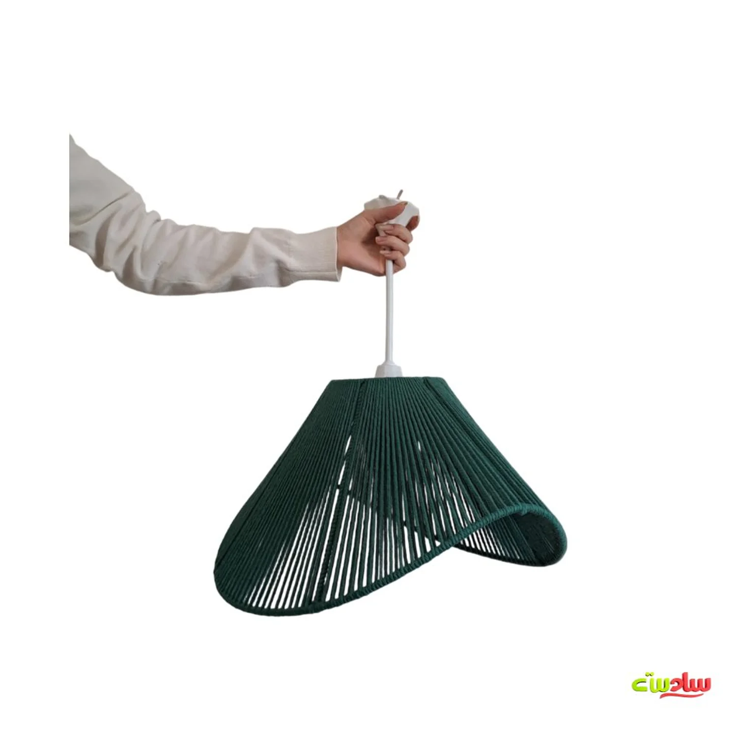 چراغ آویز مکرومه