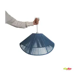 چراغ آویز مکرومه - تصویر ۲ - سادست