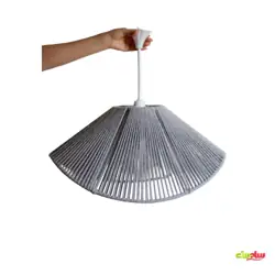چراغ آویز مکرومه - تصویر ۳ - سادست